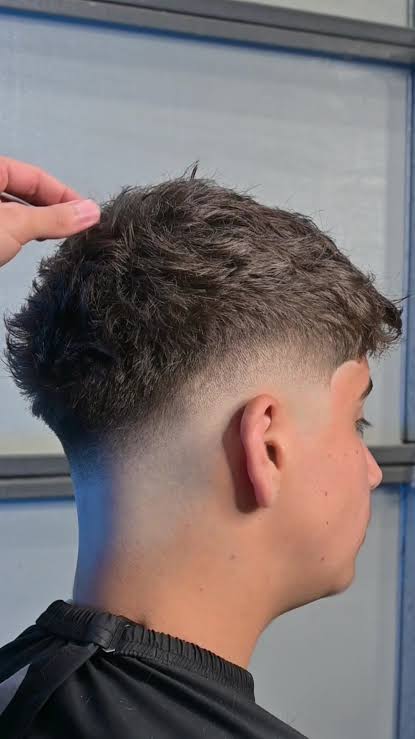 Skin Fade with Blowout