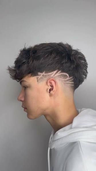 Skin Fade with Design