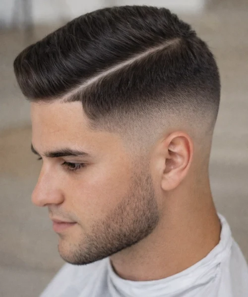 Mid Fade with Hard Part