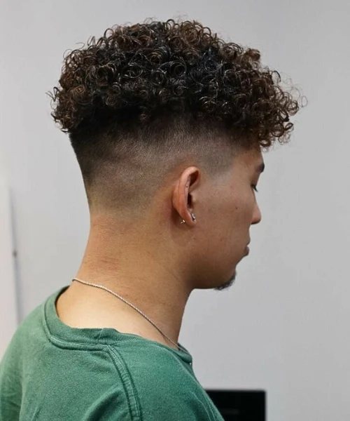 Skin Fade on Curly Hair
