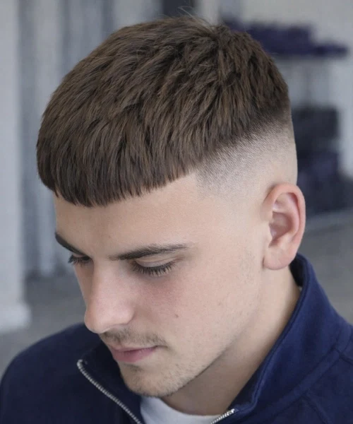 Skin Fade with Textured Crop