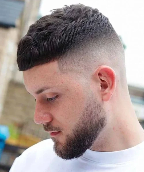 Textured Crop 18 Textured Crop with Beard
