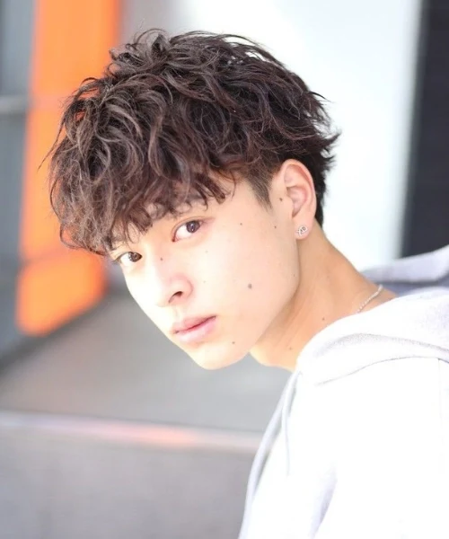 Two-Block Haircut 21 Two Block Curly Hair