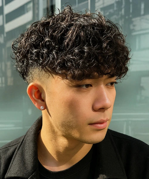 Two-Block Haircut 12 Two Block with Perm