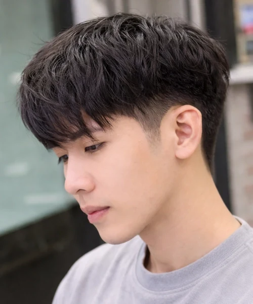 Two-Block Haircut 10 Two Block Textured Fringe