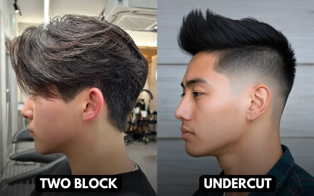 Two-Block Haircut 2 Two Block vs. Undercut