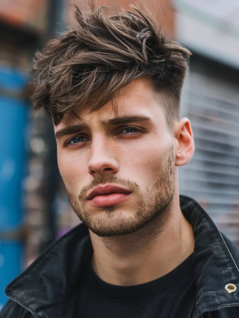 Spiky Textured Fringe